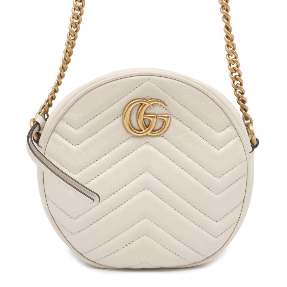 Gucci Chain Shoulder Bag Round Heart